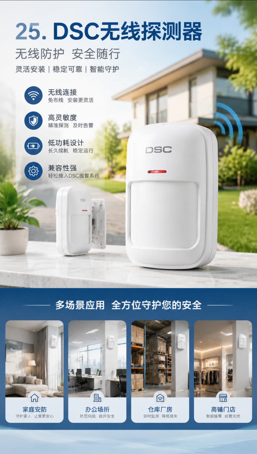 DSC PowerG红外探测器